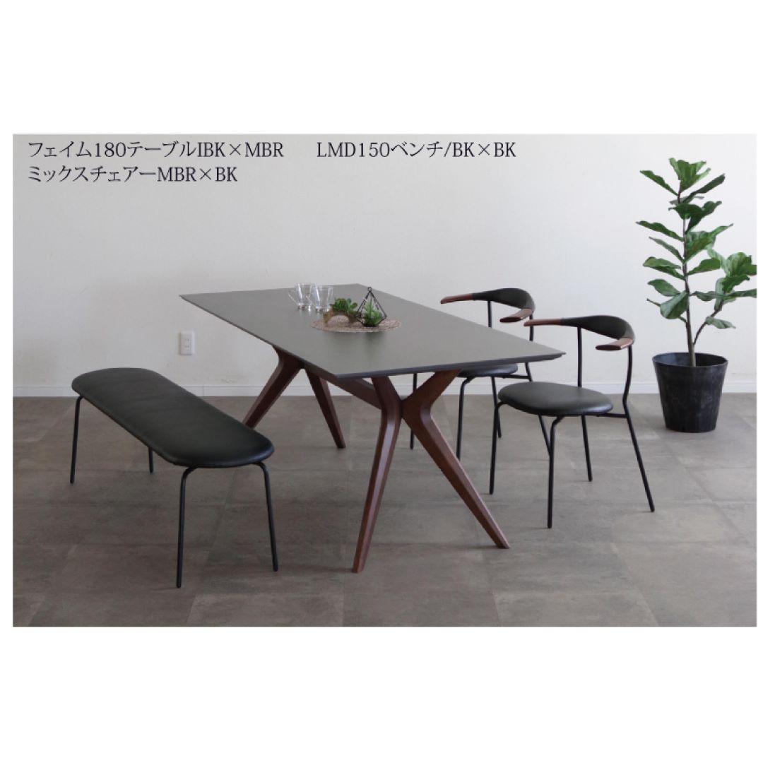 ダイニングチェア DOK（ドック） アームチェア 一人用 アイアン