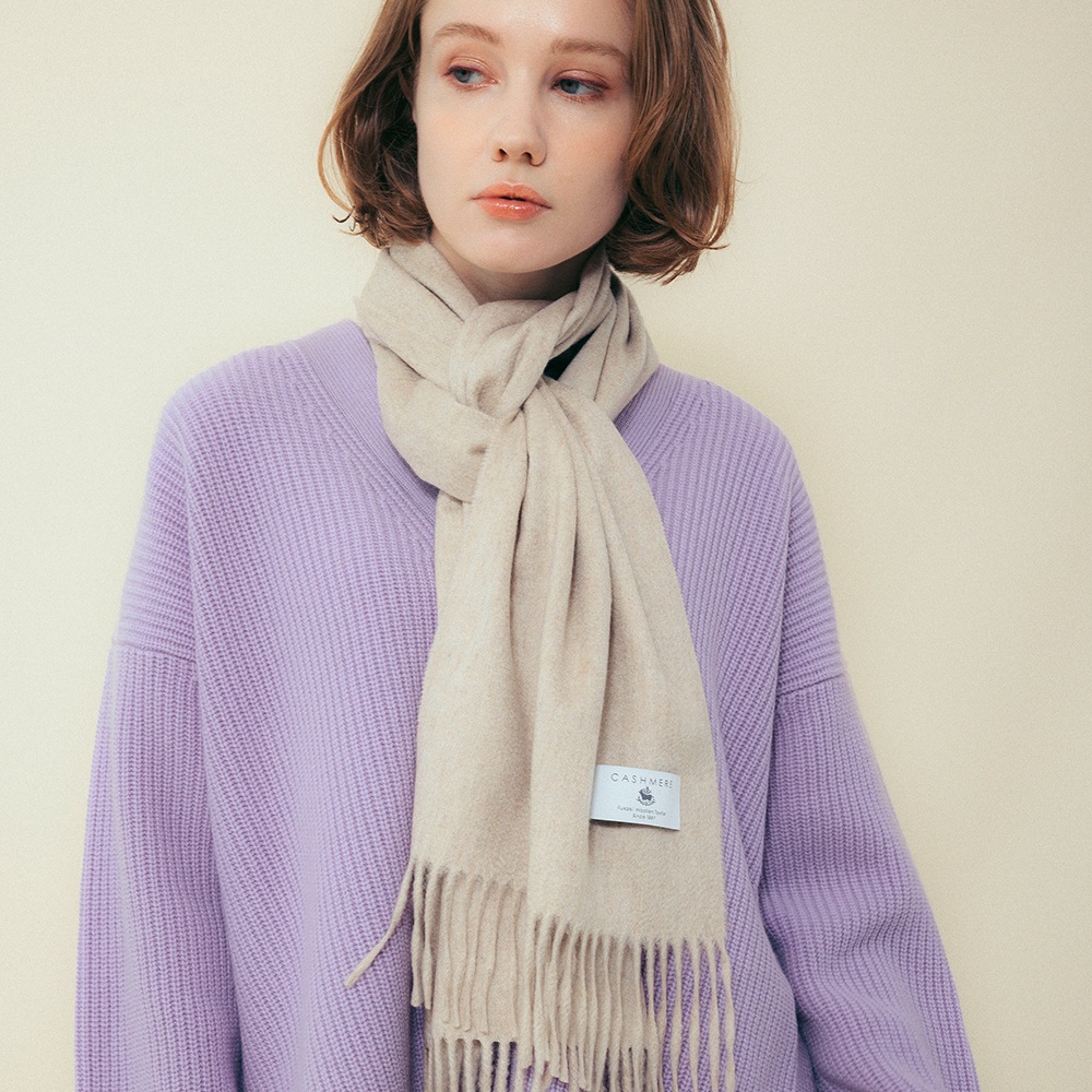 カシミヤ100％ ウェーブマフラー | Muffler | FUKAKINET