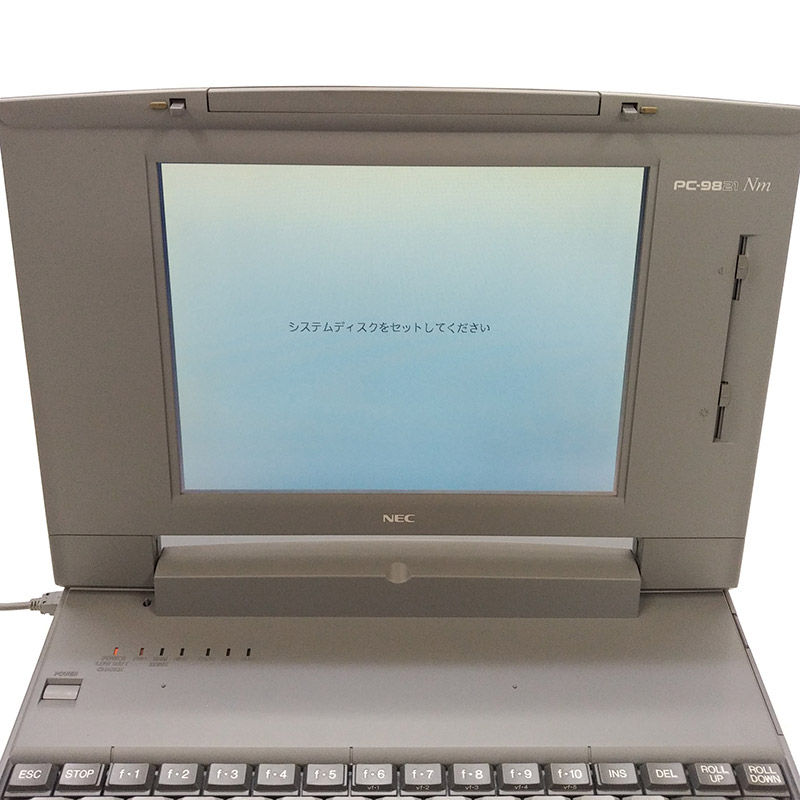 ジャンク品】 NEC PC-9821Nm モノクロ液晶 ジャンクPC ジャンク