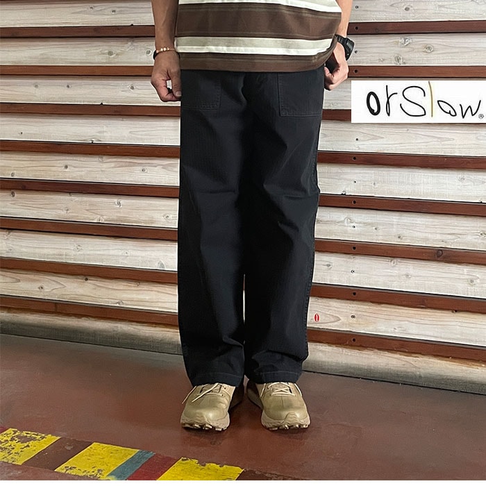 orslow オアスロウ 01-5103-61 HERINGBONE SUMMER FATIGUE PANTS