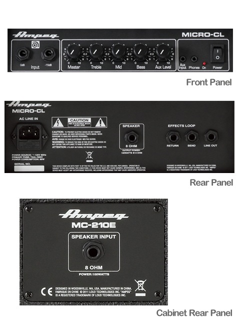 Ampeg MICRO CL STACK 100w ベーススタックアンプ〈アンペグ〉 | Bass