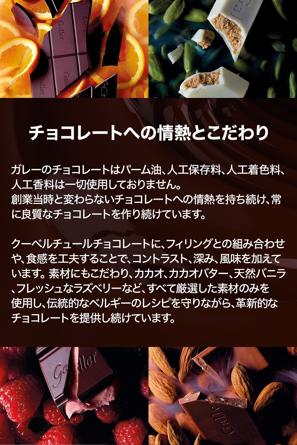 タブレット ダーク70%オレンジ ベルギー王室御用達チョコレート ガレー