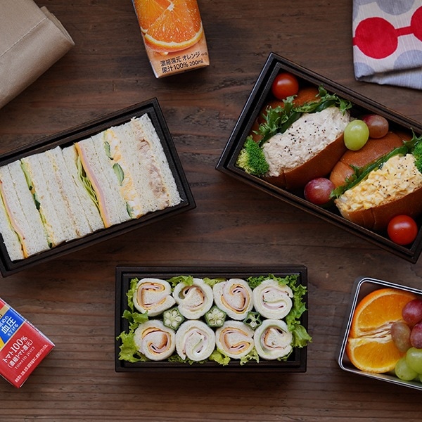 NOKO（ノコ） カブセル 弁当箱 黒漆塗（中） 大河内家具工房