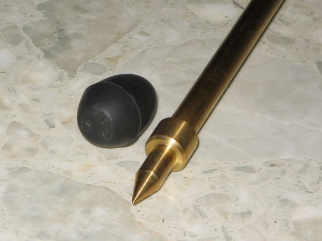 チェロ エンドピン 見附 チタン 直径10mm 見附精機工業 チェロエンドピン チタン入り真鍮/10mm 見附精機工業