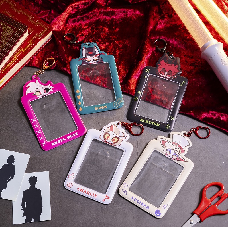 ハズビンホテルへようこそ ルシファー スクエア缶ケース アクリル