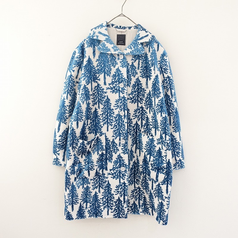 定価9.4万】ミナペルホネン mina perhonen metsa コート 38 (jk4-2410