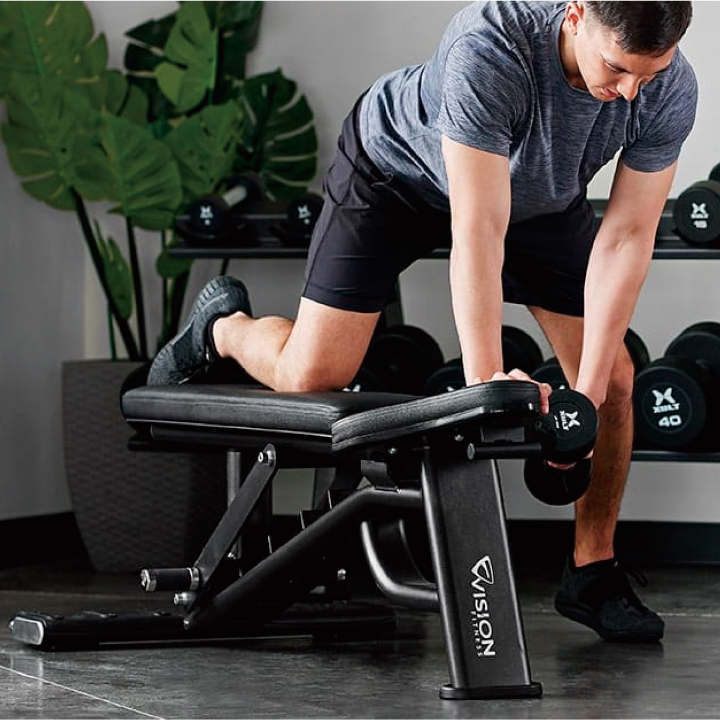 VST600-FW82（アジャスタブルベンチ）｜業務用トレーニングベンチ