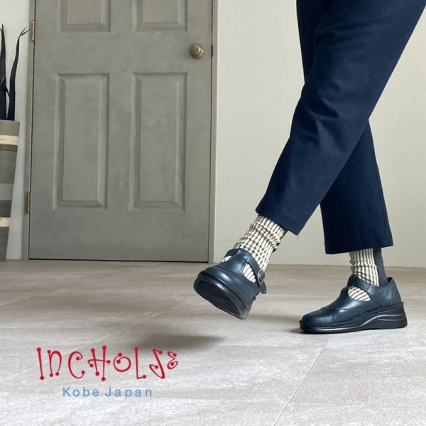 No.7068☆ウィングチップベルトシューズ☆本革☆日本製