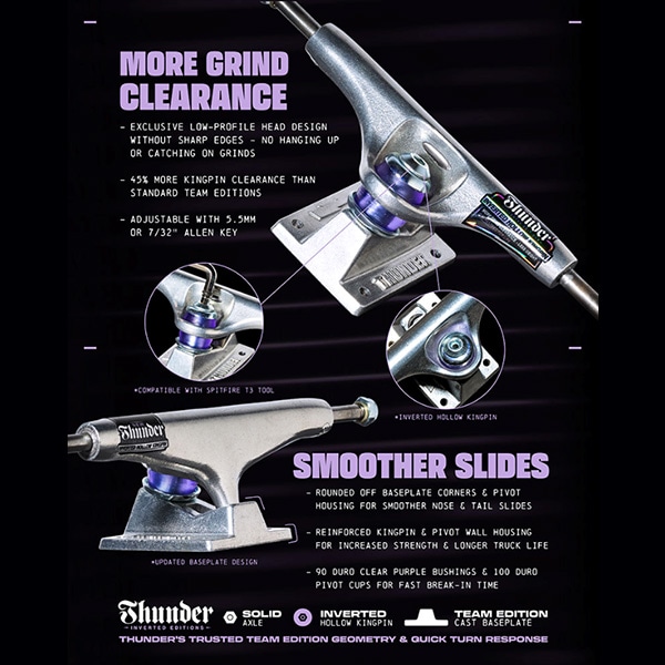 THUNDER】INVERTED EDITION サンダー トラック TRUCK スケートボード