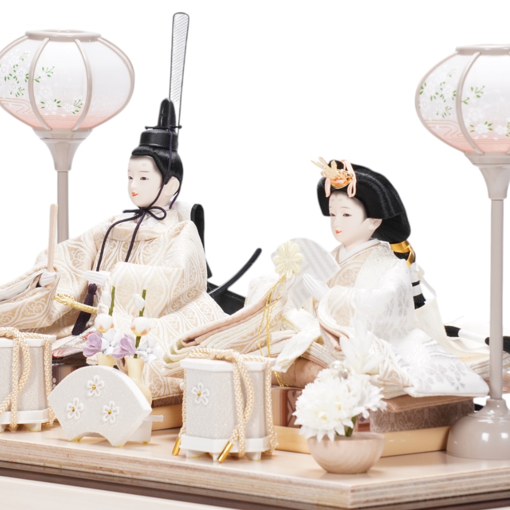 雛人形】芥子「雪峰」 親王揃いアクリルケース飾り | 雅秀作 ｜雛人形