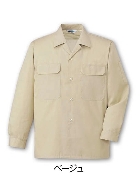 TomoeSAKURA】 6055 エコ製品制電長袖オープンシャツ [通年]通販ページ