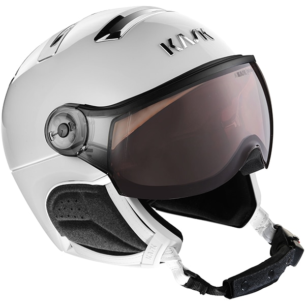 KASK カスク スキーヘルメット CHROME PHOTO VISOR SHE00060 286 WHITE