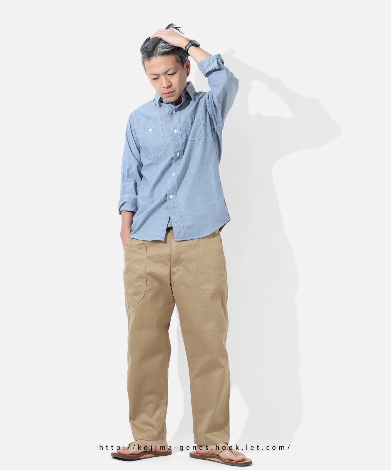 mitten cropped pants / ミトンクロップドパンツ | Work Pants,Half