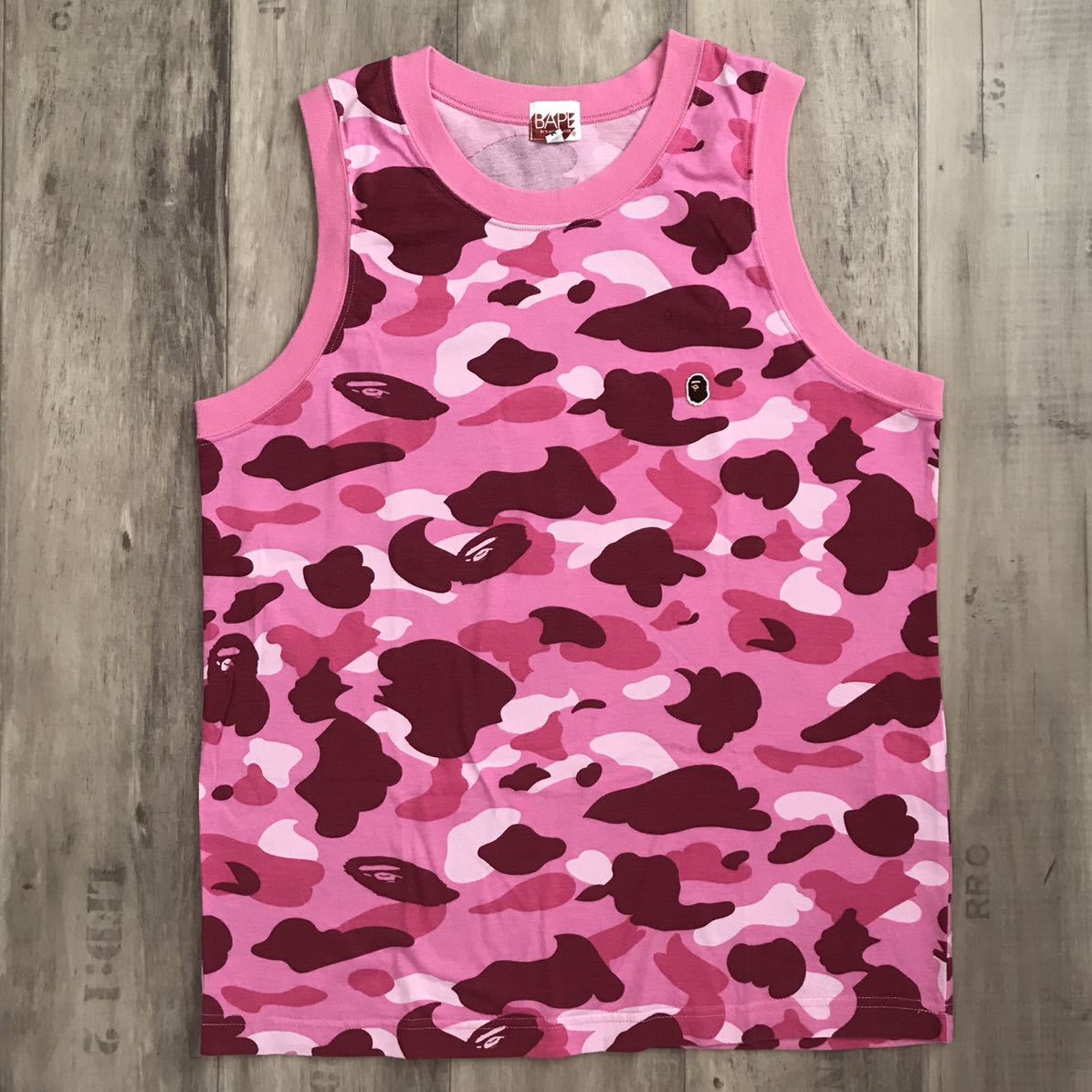 Pink camo タンクトップ Mサイズ a bathing ape bape エイプ ベイプ ア