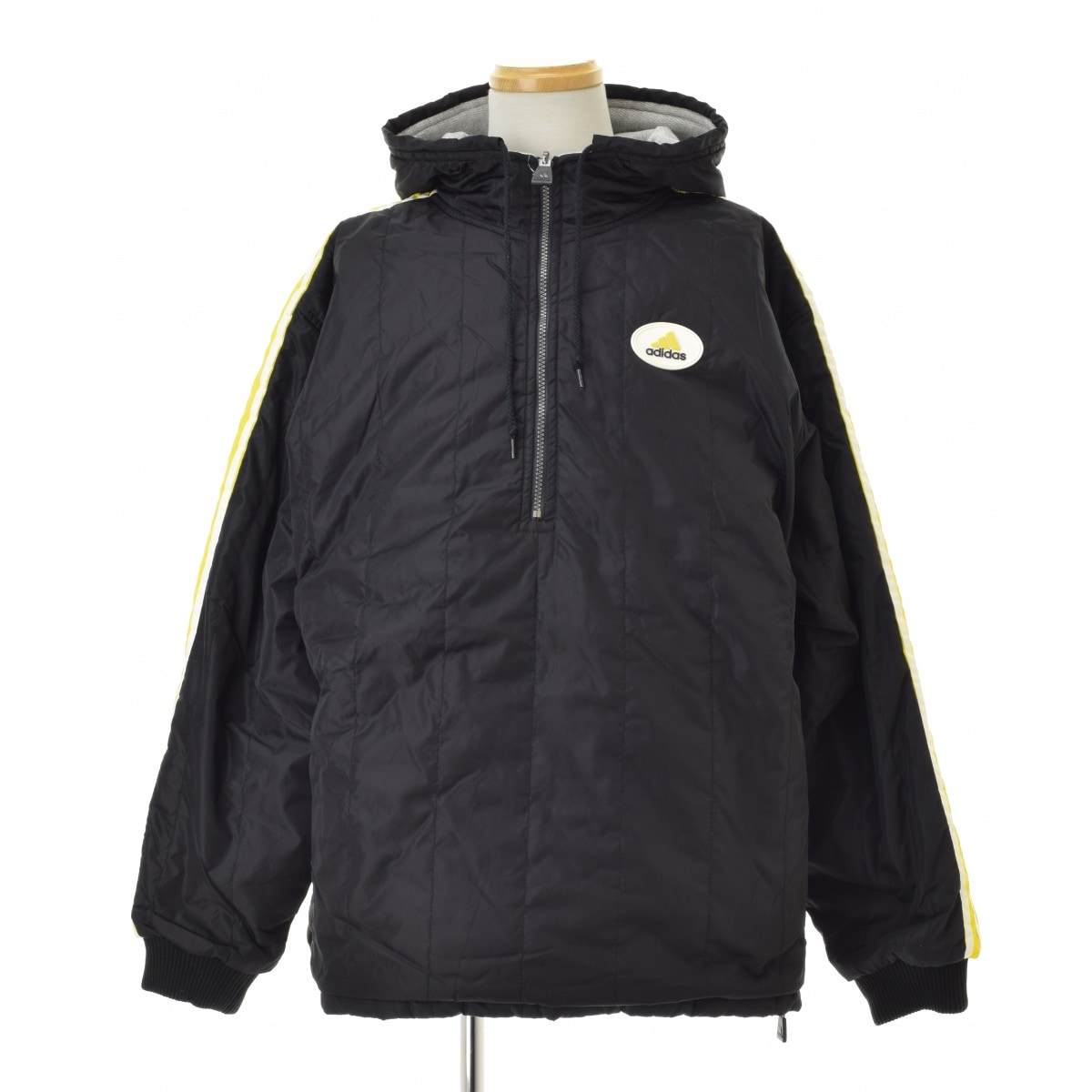 ブランド古着】ADIDAS / アディダス 90s 中綿入 フード付 ハーフジップ