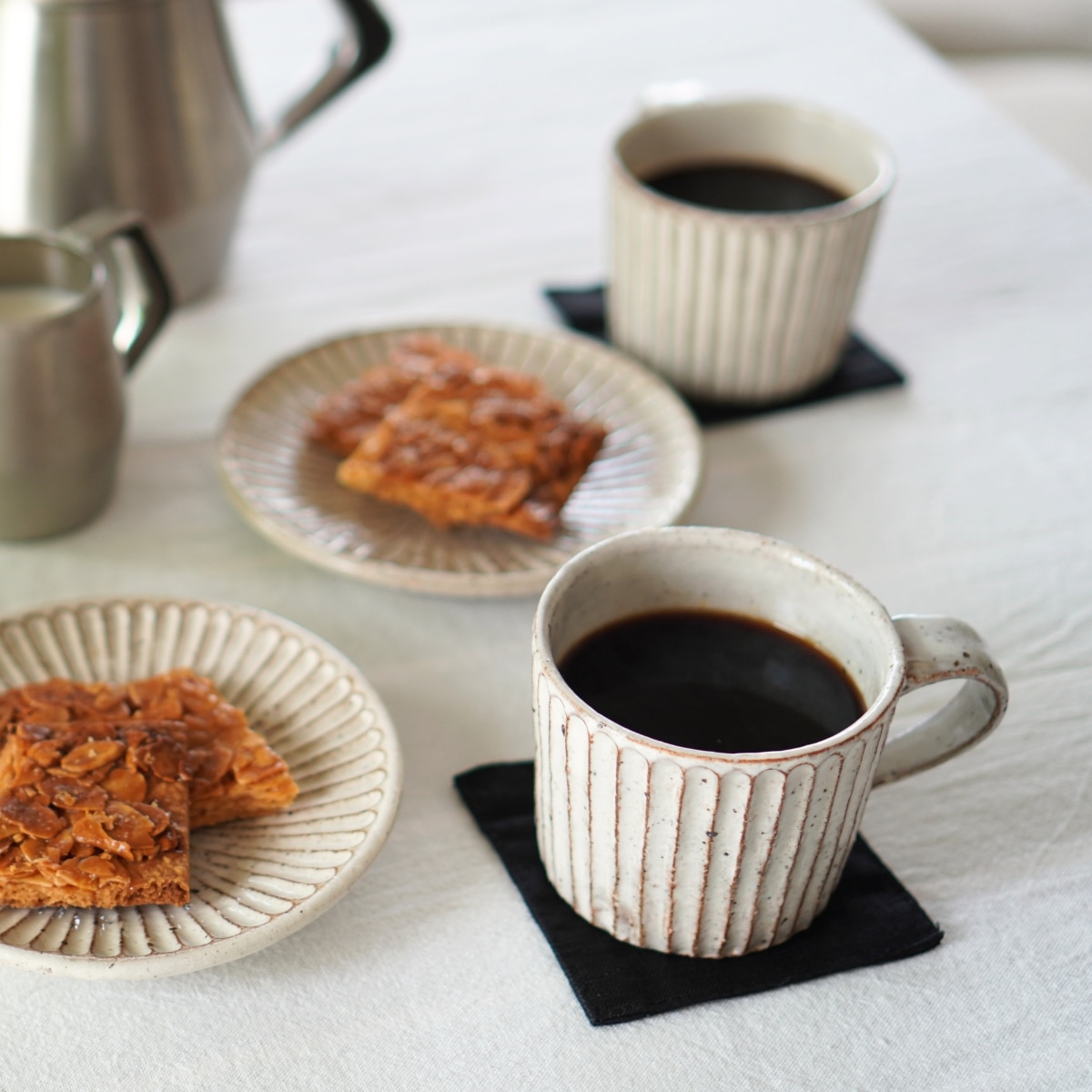 予約商品】山田雅子 鎬 しのぎ コーヒーカップ 器 ／2025年1月末発送