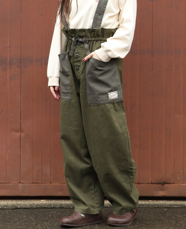 クリフメイヤー[公式] ミリタリーサスペンダーパンツ LADYS 2424002L