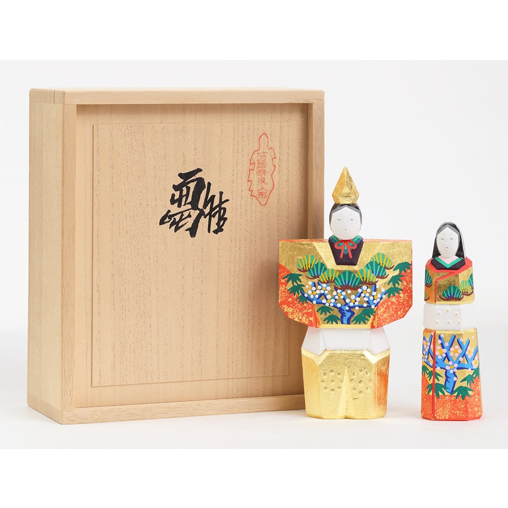 神泉作 奈良一刀彫 4号立雛 3H-I4-Z-US | 一刀彫（雛） | 【公式