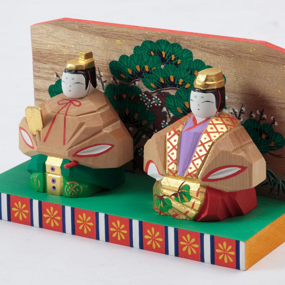 神泉作 奈良一刀彫 内裏雛 中 6H-I11 | すべての商品 | 【公式】 人形