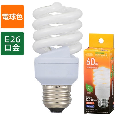 在庫限り品】EFD15EL/12-SPB || 電球型蛍光ランプ OHM D60形相当/810lm
