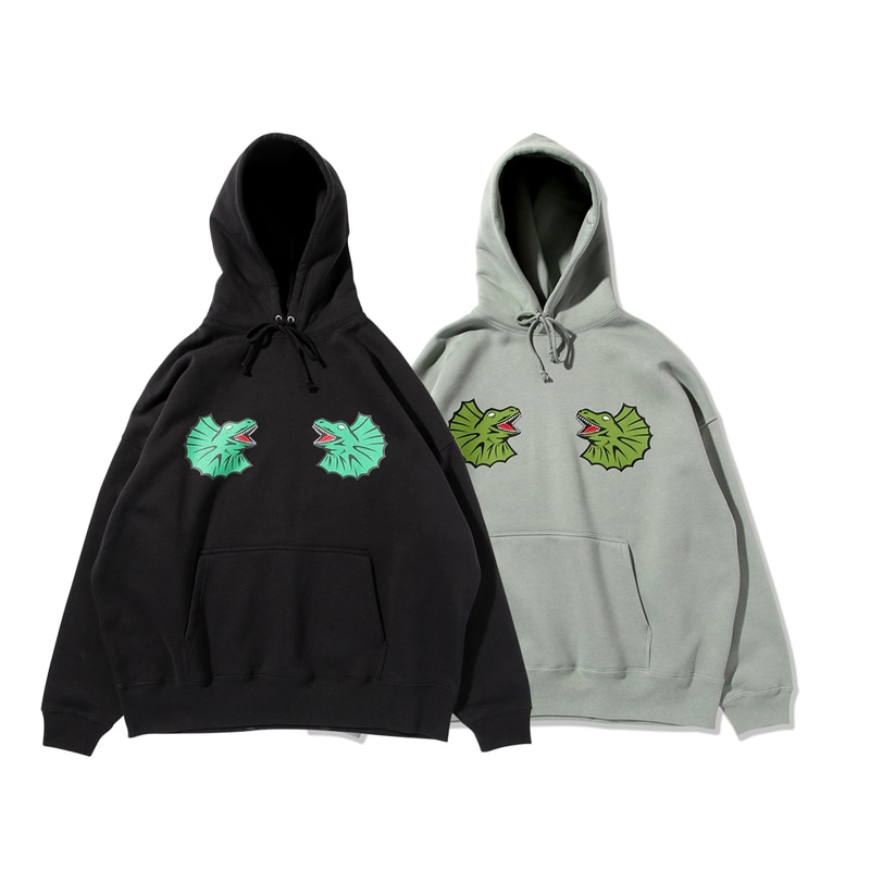 PUNK DRUNKERS パンクドランカーズ エリマキトカゲBIGパーカ PDS-24188