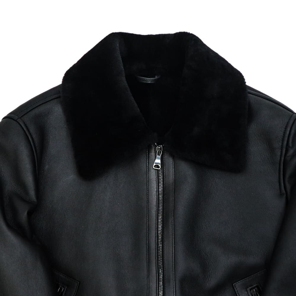 エンメティ ジャケット メンズ ラム スペシャルムートン B-3型