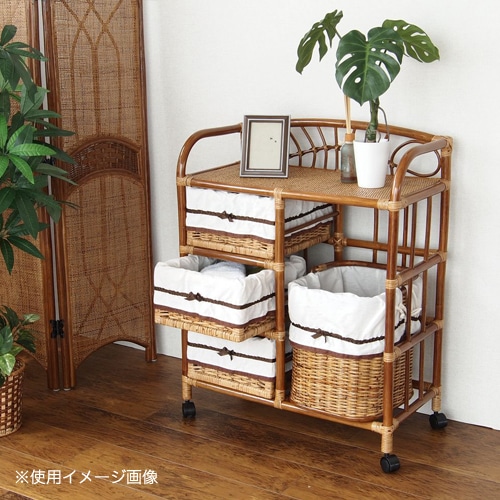 ランドリーチェスト ラタンチェスト 洗濯物カゴ 籐家具 ランドリー