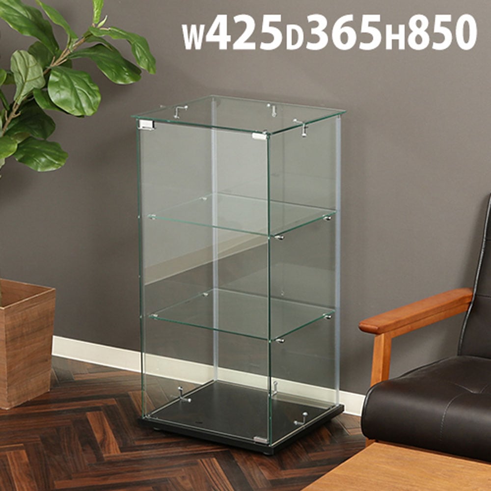 コレクションケース 幅425×奥行365×高さ850mm ガラスケース