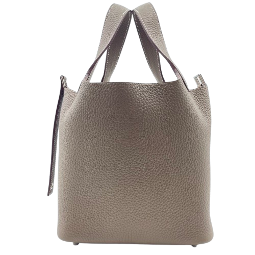 エルメス ピコタンロック PM エトゥープ トリヨンクレマンス シルバー