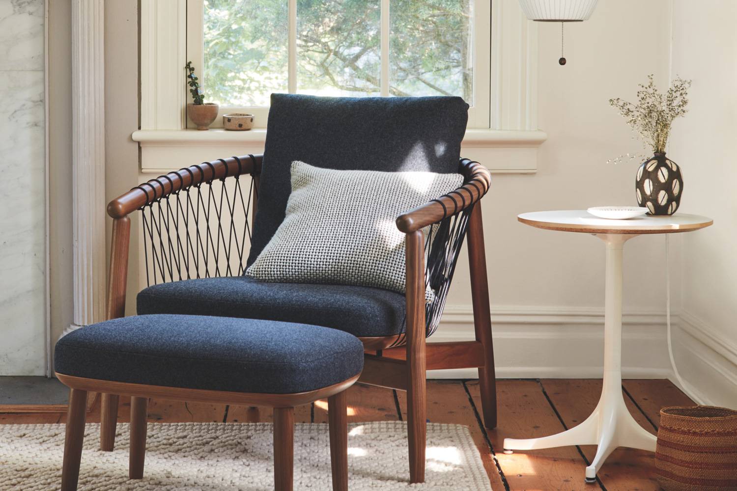 ネルソン ペデスタルサイドテーブル 直径43.2cmの通販 | 家具