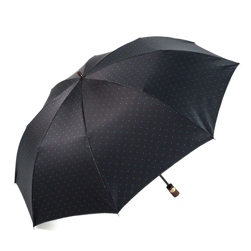 メンズ雨傘】ピンストライプ-折りたたみ-ブラック｜トンボ洋傘前原光榮