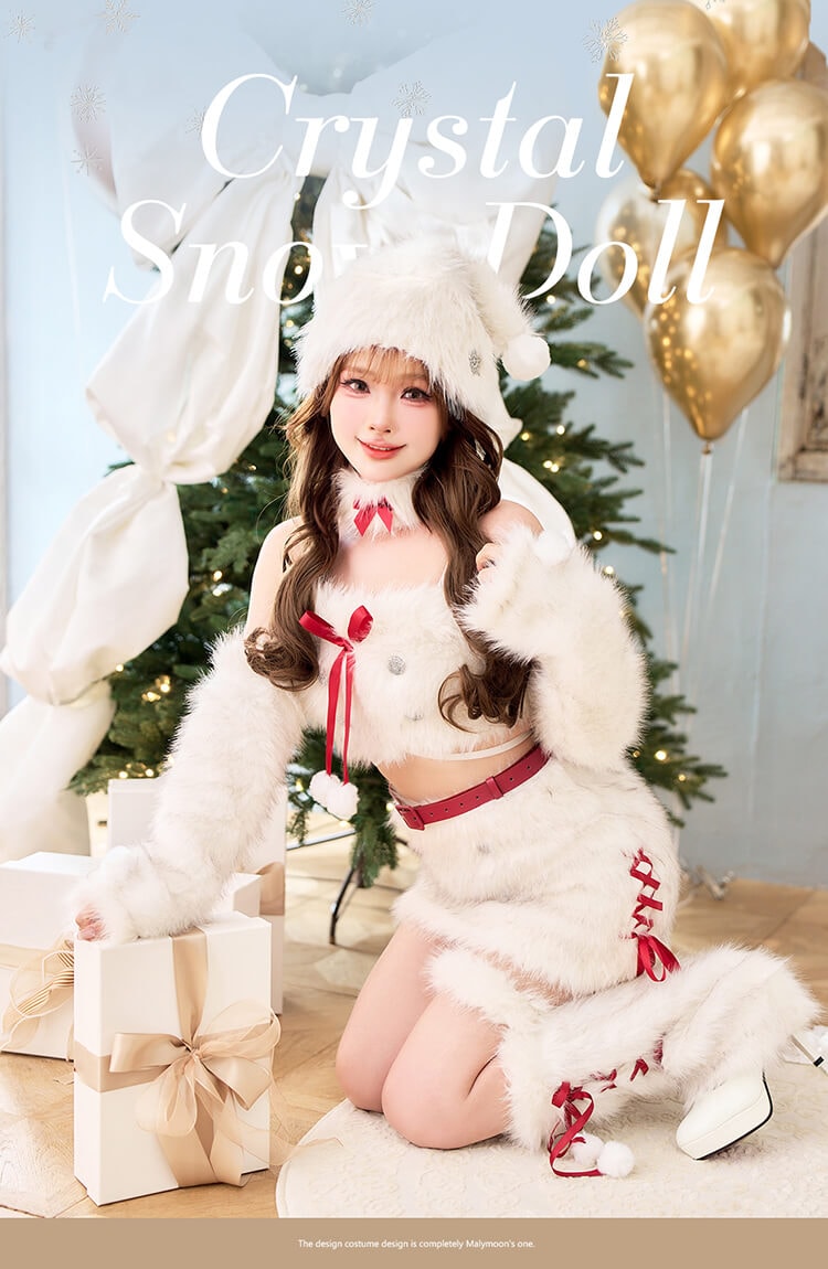 1～3営業日で発送】クリスタルスノードールサンタ《クリスマスコスプレ