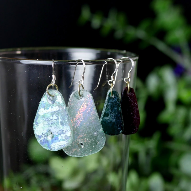 ローマングラス ピアス 【メール便可】｜マライカ公式通販