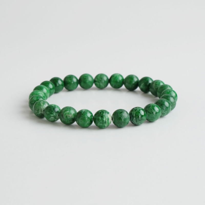 ミャンマー産本翡翠ブレスレット（鑑別書付） 8mm｜マライカ公式通販