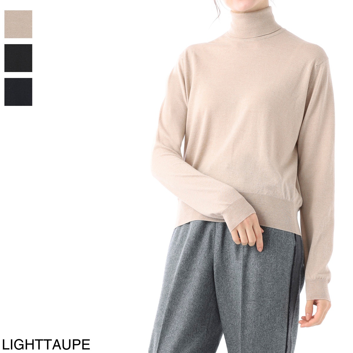 アウトレット】JOHN SMEDLEY ジョンスメドレー タートルネック ニット