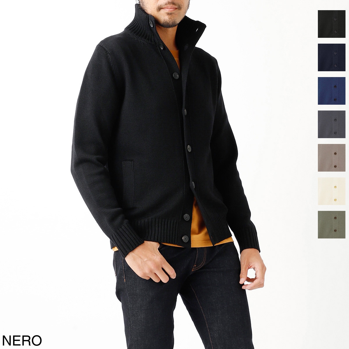 ZANONE ザノーネ カーディガン/スタンドカラーニット/CHIOTO キョート