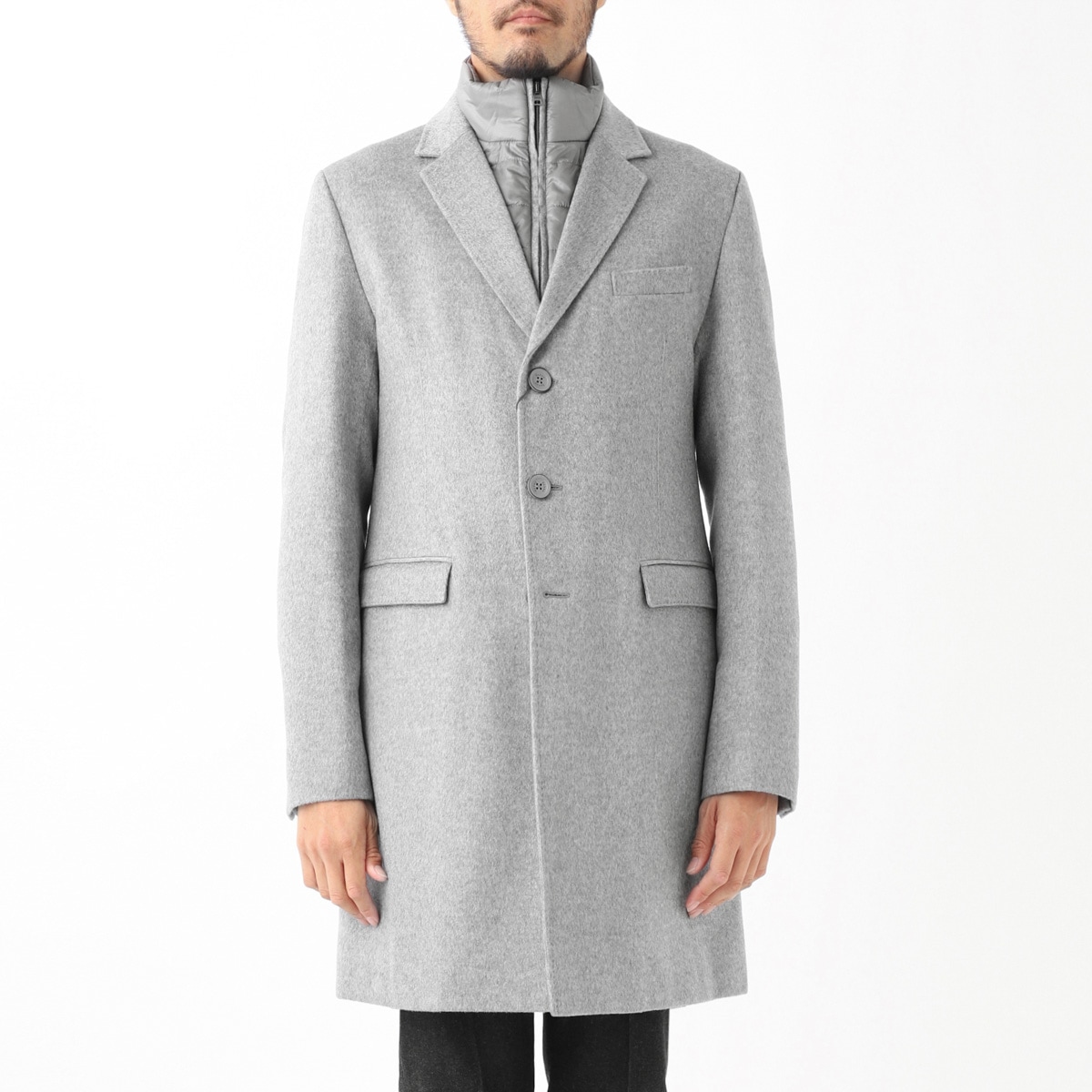 アウトレット】HERNO ヘルノ ライナー付き コート/カシミヤコート