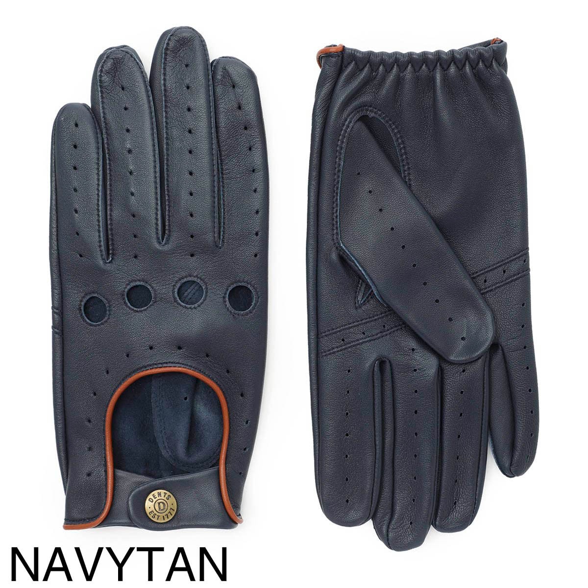 DENTS デンツ ヘアシープ レザードライビンググローブ/手袋/DELTA