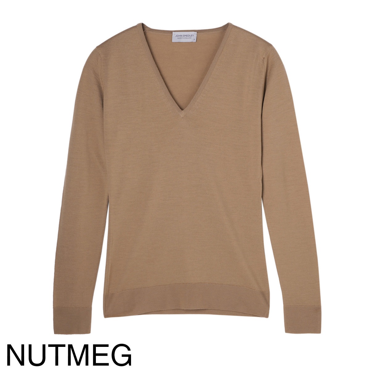 JOHN SMEDLEY ジョンスメドレー Vネックセーター/ORCHID エクストラ