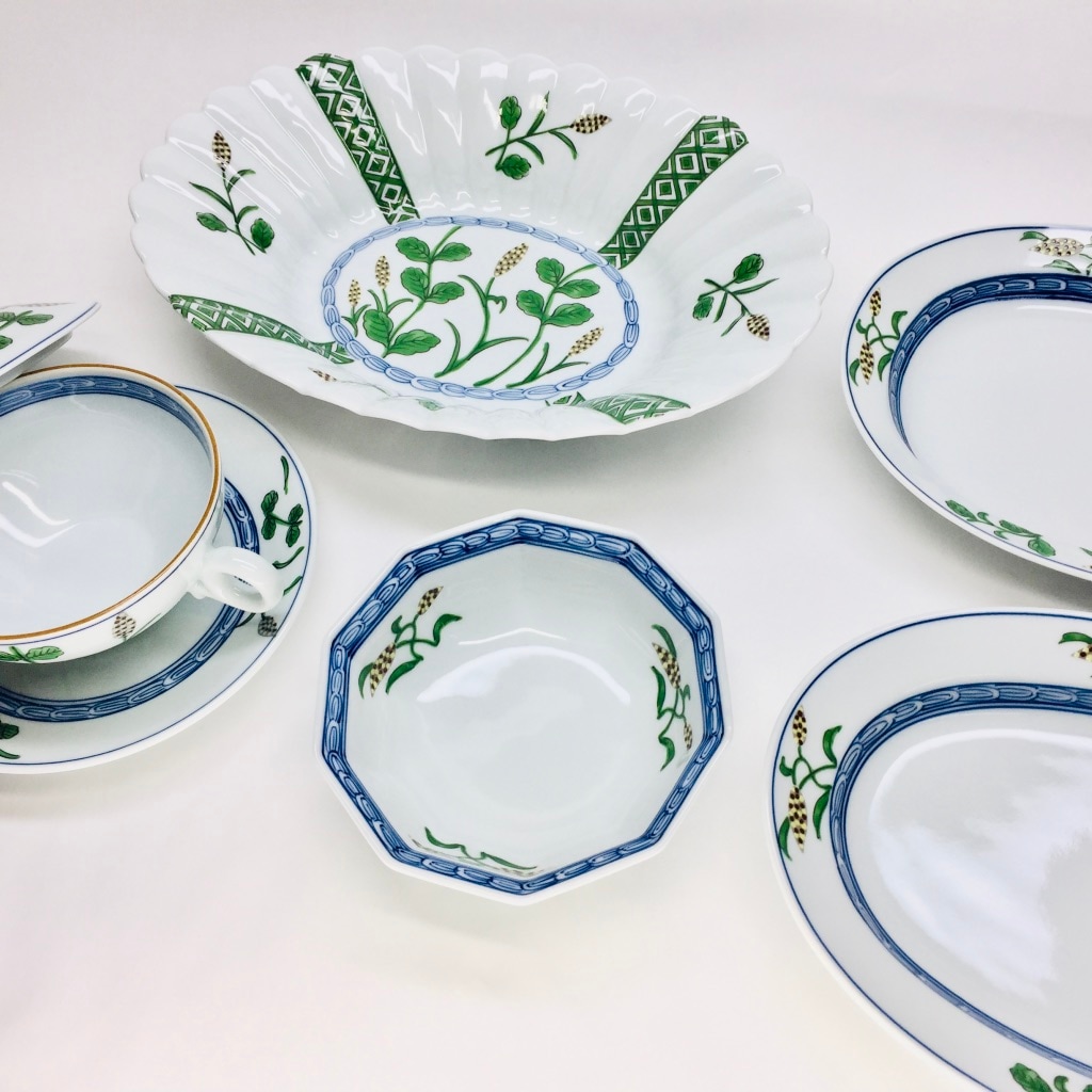 客家窯 清水 知秀作 陶器の楕円形皿 2点セット 客家窯 清水 知秀作