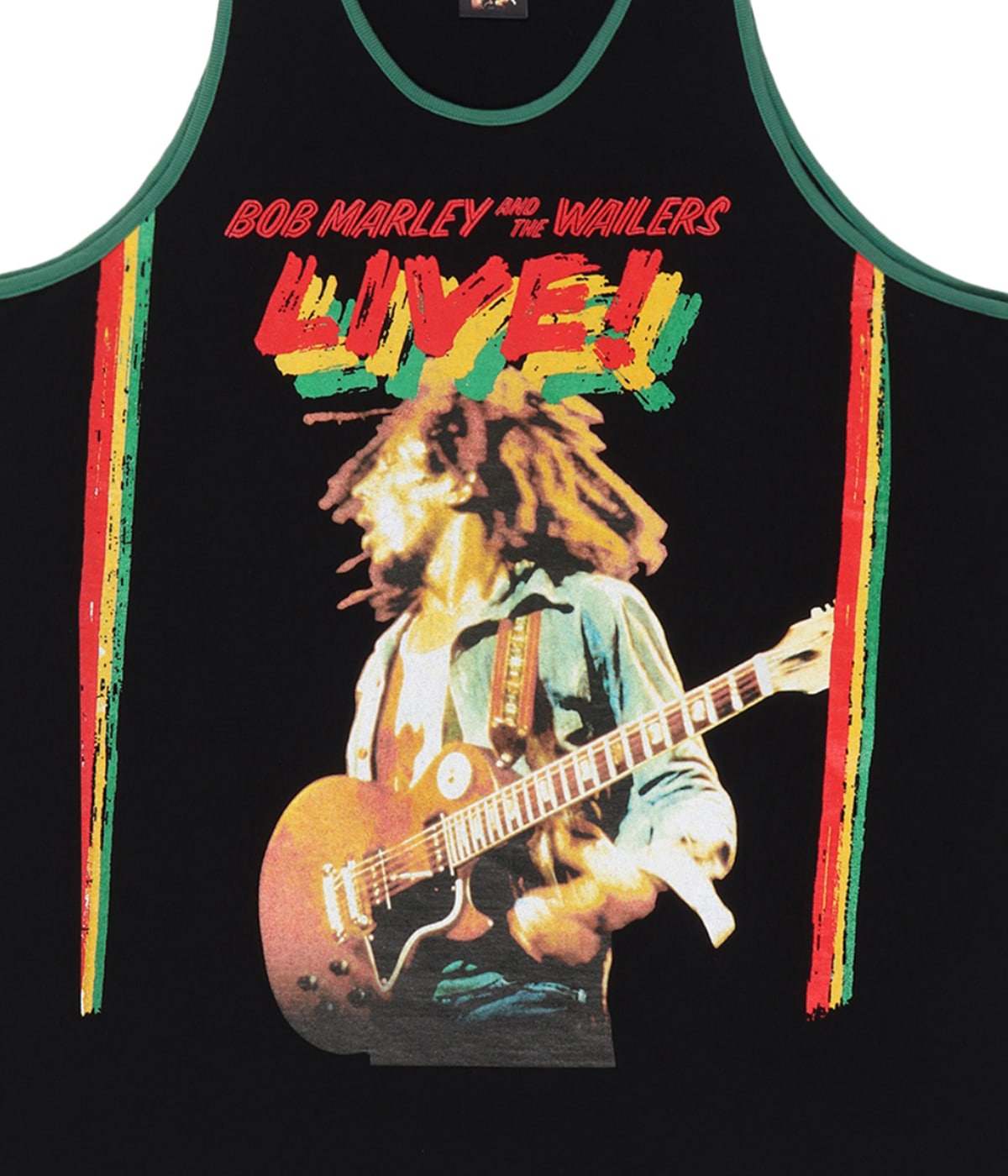 BOB MARLEY / TANK TOP【BLACK-GREEN】｜WACKO MARIA｜MELTING POT