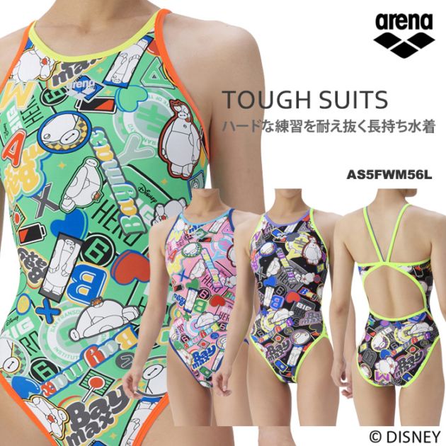 レディース 競泳練習用水着 arena アリーナ DISNEY ディズニー ベイ