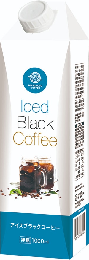 三本珈琲 アイスブラックコーヒー無糖 1000ml 【gs】 | ドリンク | 三