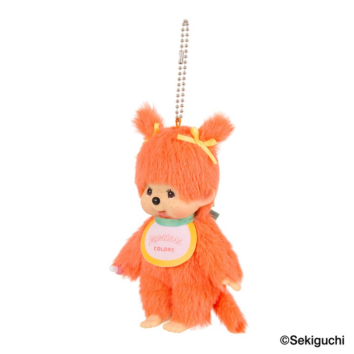 当店オリジナル】 モンチッチCOLORS キーチェーン オレンジ 女の子