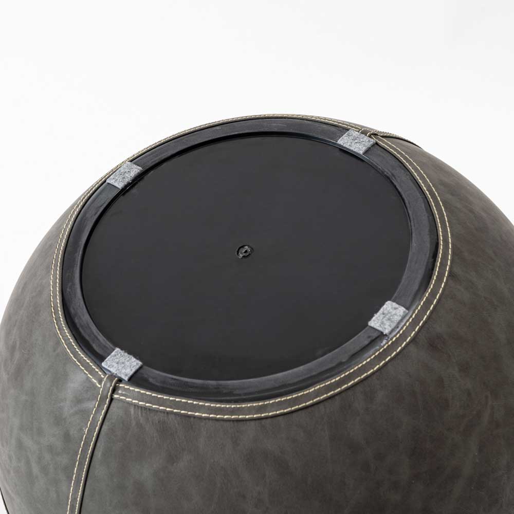 ソフトレザー製ラウンドスツール｜ヴィンテージ風スツール