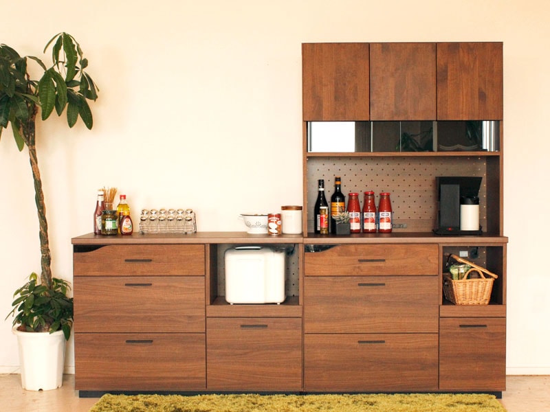 おしゃれなキッチンカウンター | ダークブラウン | ナチュラルモダン