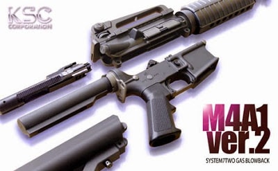 KSC M4A1 ver.2 18歳以上ガスブローバック KSC ☆【お取り寄せ】 M4A1