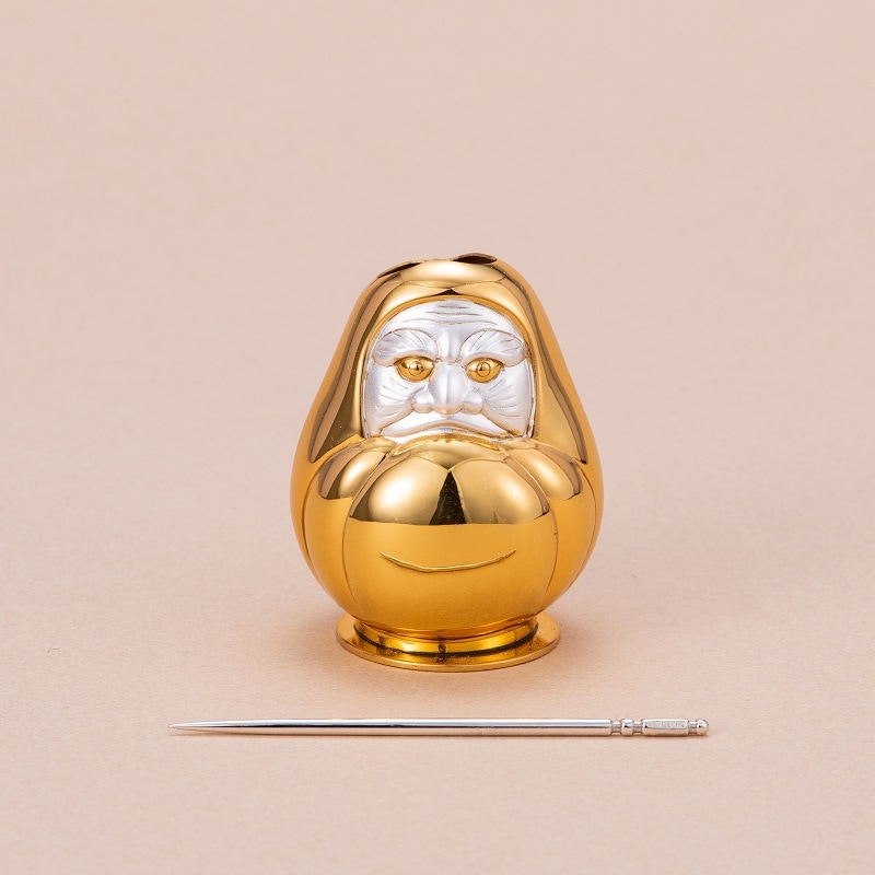 純銀 小判型 楊枝入 約45g 共箱付 照春勇吉 作 香合 銀製 純銀 小判型