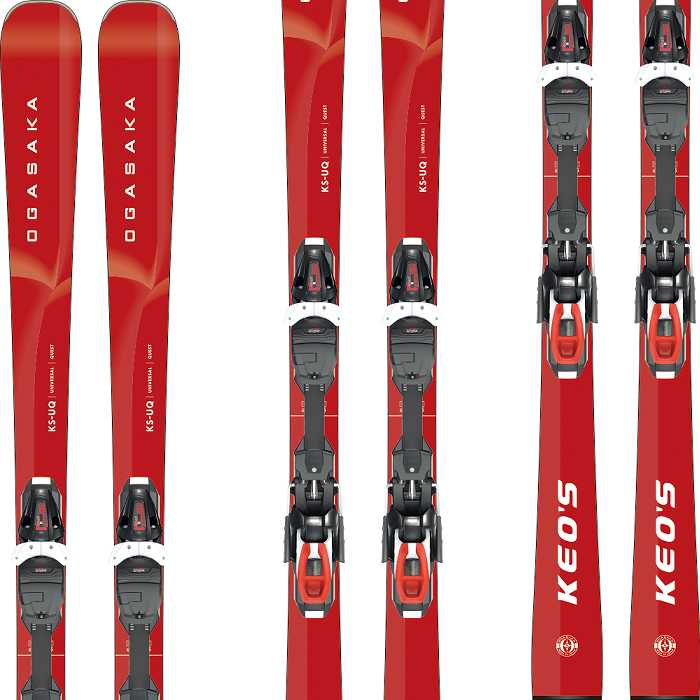 オガサカ スキー板 2026 OGASAKA KS-UQ/RD + PRD 11 GW ケオッズ KEO'S