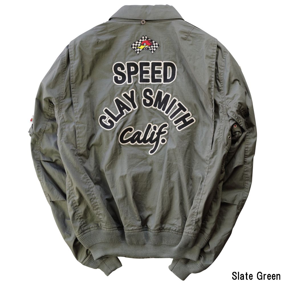 豪華刺繍 クレイスミス Clay Smith MA-1 フライトジャケット